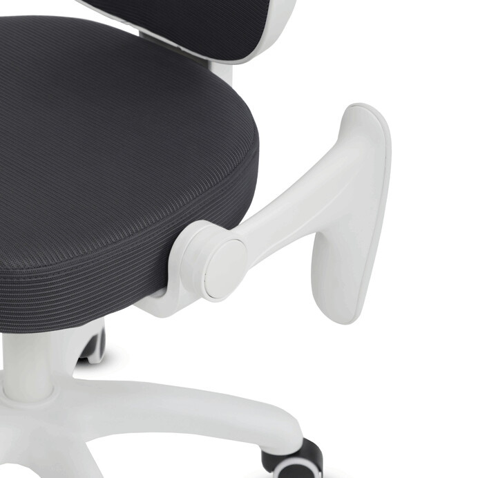 Detská výškovo nastaviteľná stolička AERO – sivá sieťovina Autronic