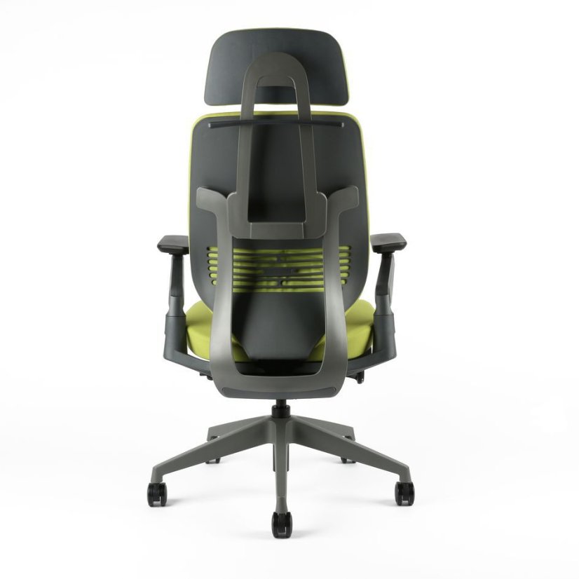 Kancelárska ergonomická stolička KARME — viac farieb, s podhlavníkom a podrúčkami