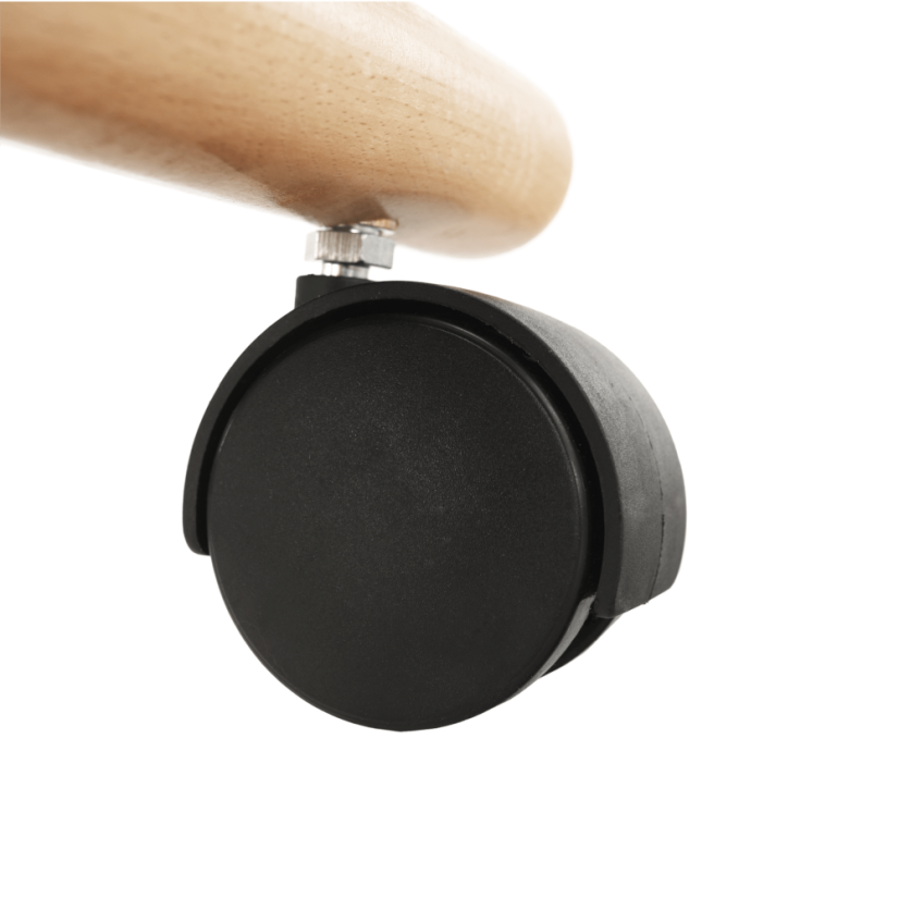 Ergonomická kľakačka GROCO – krémová látka, drevo buk