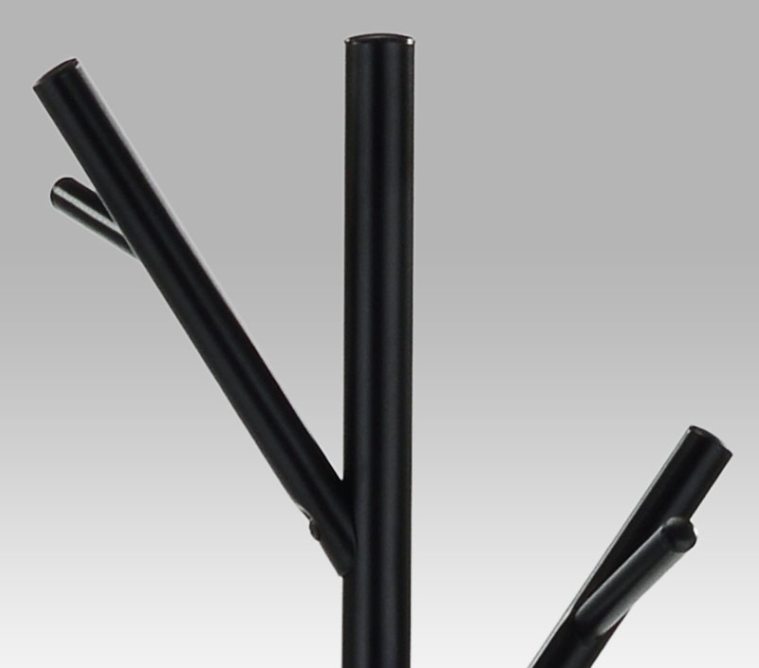 Stojanový věšák Alex — kov, černá Autronic