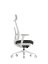 Ergonomická kancelárska stolička K42 WHITE SP – sieť/čalúnená, čierna