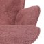 Hojdacie kreslo YAO – ružová, látka, ergonomický dizajn Autronic