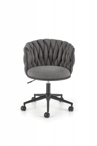 Kancelářská otočná židle TALON — látka, šedá