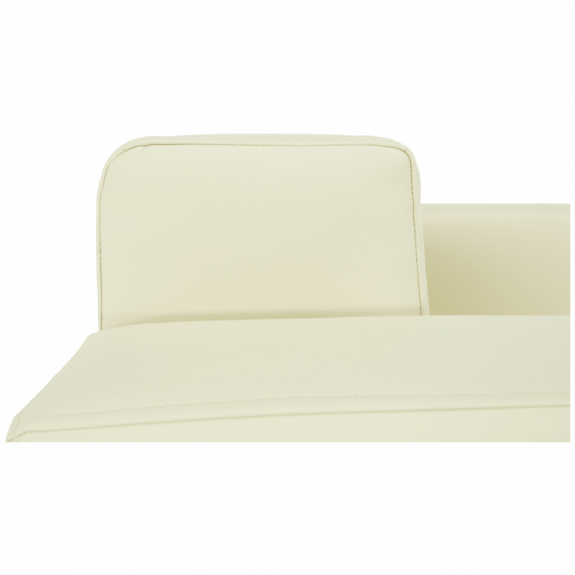 Relaxační křeslo HOMKER— ekokůže/béžová Kondela