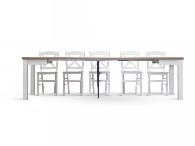Jídelní rozkládací stůl LONG BOY — 90x90 cm (rozklad 4x50 cm), více barev