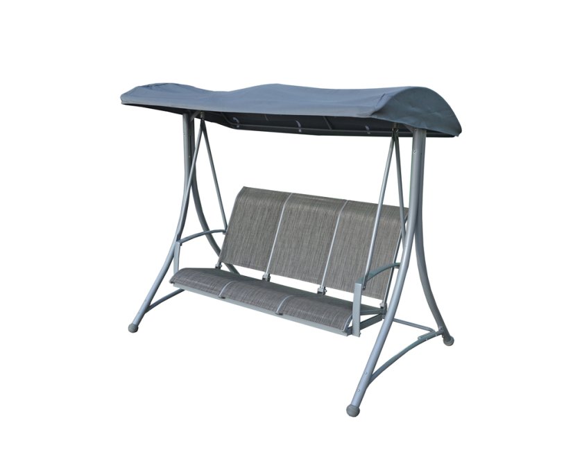 HOLLYWOOD zahradní houpačka kovová - šedá