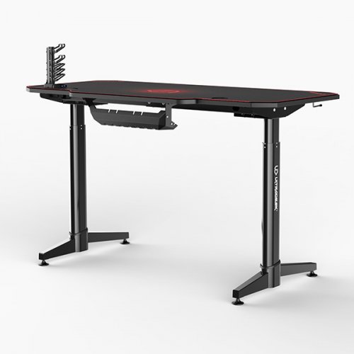 Herní elektricky výškově nastavitelný stůl ULTRADESK LEVEL RED – 140x70cm