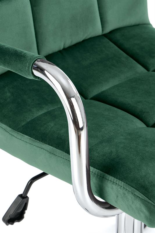 Detská stolička na kolieskach GONZO 4 — látka, zelená