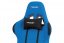 Herní židle ERACER F05 – modrá, nosnost 130 kg