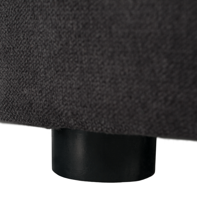 Designové křeslo PERSI s úložným prostorem — látka, šedá Kondela