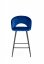 Barová židle LEO – samet, více barev - Čalounění LEO: Zelená