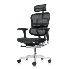 Kancelárska ergonomická stolička SIRIUS Q24 NEO – celosieť, čierna