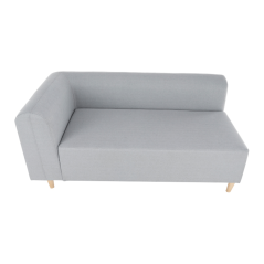 Rohová pohovka BROKEN – látka, šedá, levá Kondela