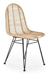 Zahradní židle PAULO – přírodní ratan, ocel Halmar