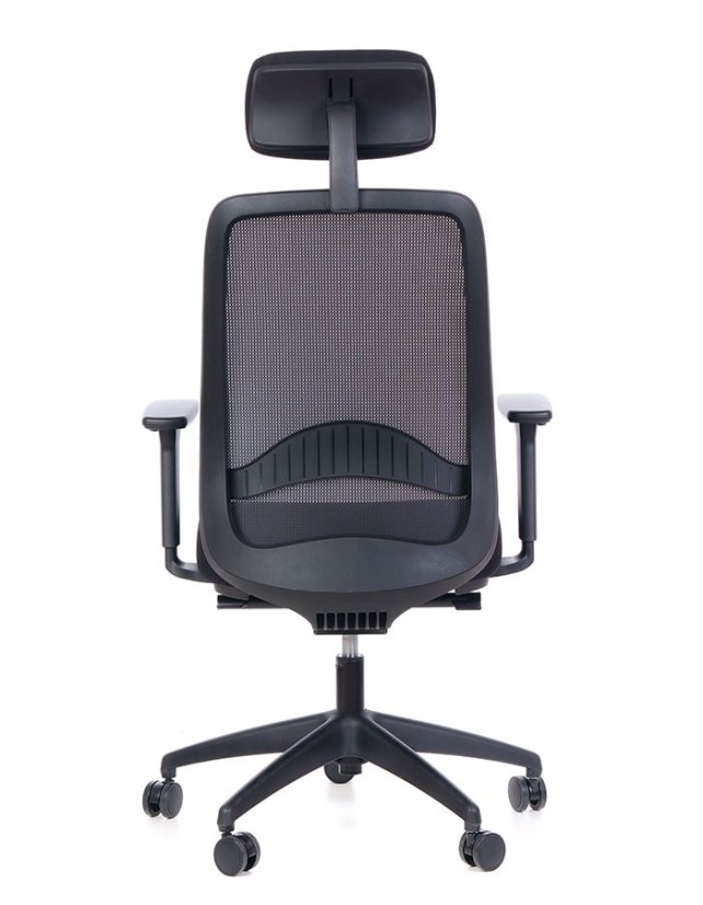Kancelářská ergonomická židle Sego BARRA — síť, černá Sego