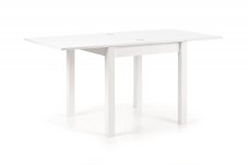 Jídelní rozkládací stůl GRACJAN - 80x80+80, MDF, bílá