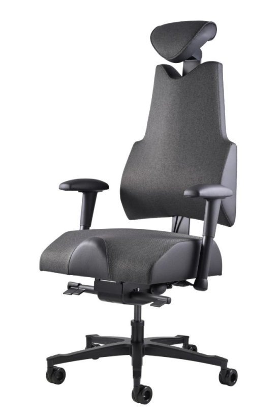 Zdravotní židle THERAPIA BODY+ ML (150 - 165 cm) –⁠ na míru, coal