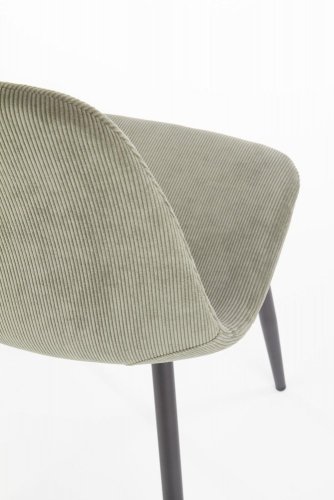 Jídelní židle KORDU – kov, látka, více barev