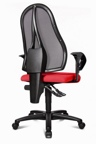 Ergonomická židle Topstar OPEN POINT SY s plochým sedákem — více barev - Čalounění Top Star: G03 - fialová