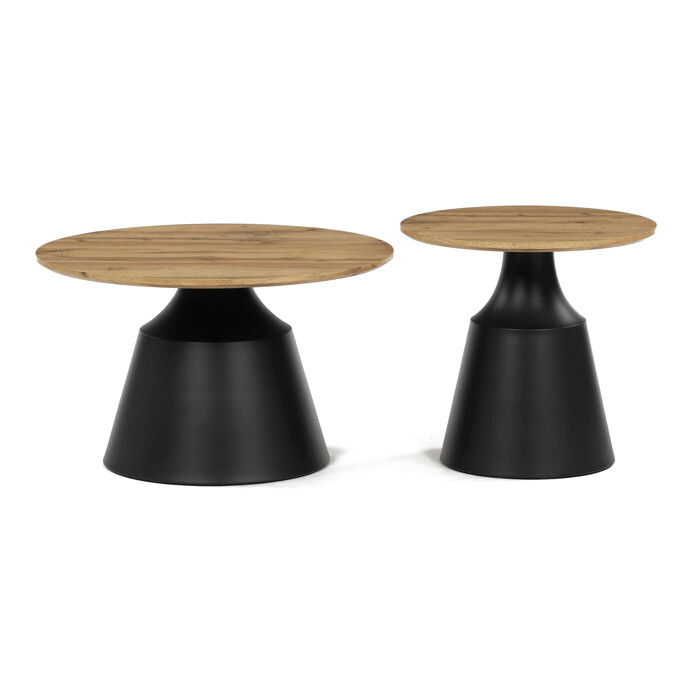 Konferenční stolek ARID III – MDF dub artisan, černá konstrukce Autronic