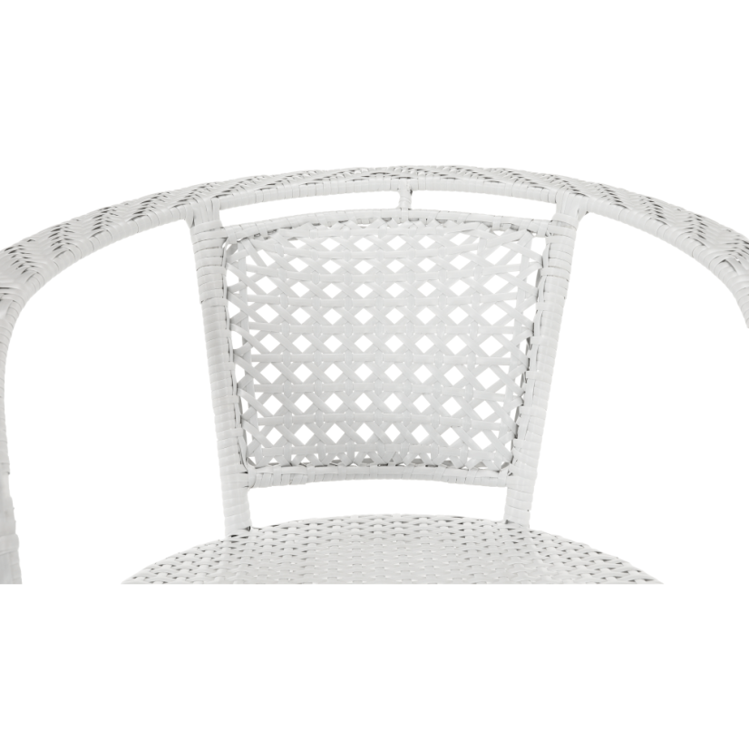 Zahradní set JENAR 1 + 2 – umělý ratan, bílá Kondela