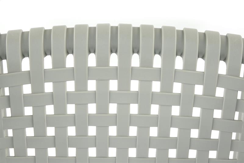 Plastové křesílko ROBBIE — šedá Halmar