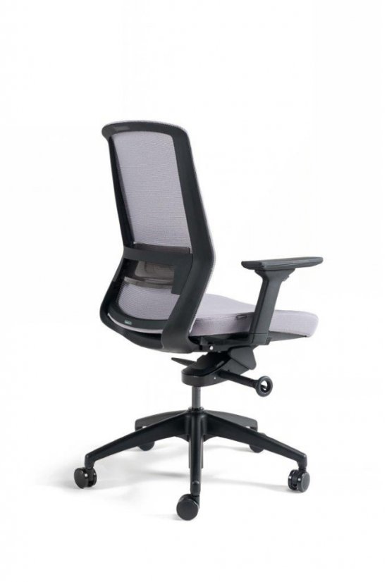 Kancelárska ergonomická stolička BESTUHL J17 BLACK — viac farieb - Farebné prevedenie J17 BLACK: Modrá