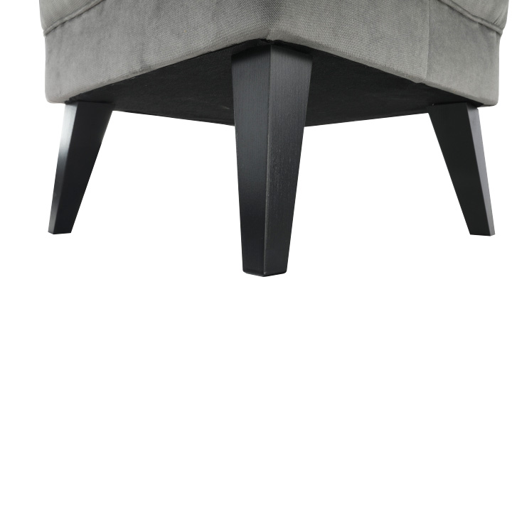 Taburet RODEZA — viac farieb - Farebné prevedenie RODEZA: Šedá / čierne nohy