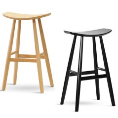 Židle GURU bar buk – bez opěrky, různé barvy a výšky Stima