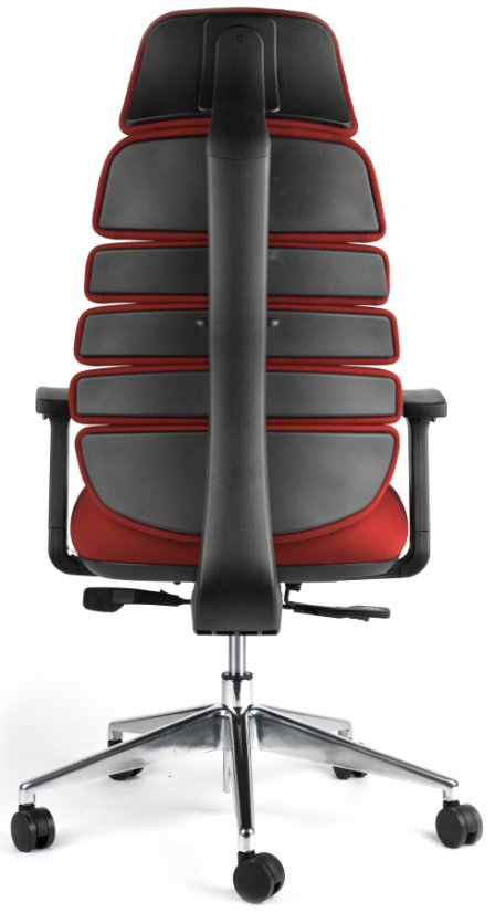 Kancelárska ergonomická stolička SPINE s podhlavníkom — látka, nosnosť 130 kg, viac farieb - Farebné varianty stoličky SPINE: Modrá
