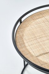 Súprava konferenčných stolíkov MANADO - prírodný ratan, kov