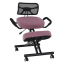Ergonomická kľakačka RUFUS – ružová/čierna z kovu