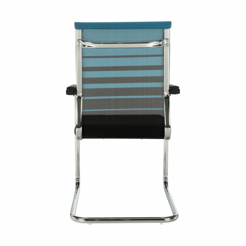 Konferenčná stolička ESIN - sieť/látka, viacfarebná - Farbové varianty ESIN: Hneda/čierna