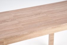 Jídelní rozkládací stůl GINO — 100x60 (+38cm), dub sonoma Halmar