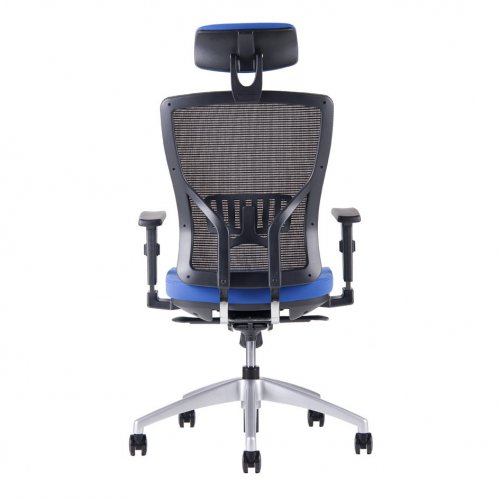 Kancelářská ergonomická židle Office Pro HALIA MESH SP – s podhlavníkem, více barev - Čalounění Halia: Černá 2628