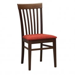 Dřevěná jídelní židle Stima K2 látka – bez područek, nosnost 130 kg