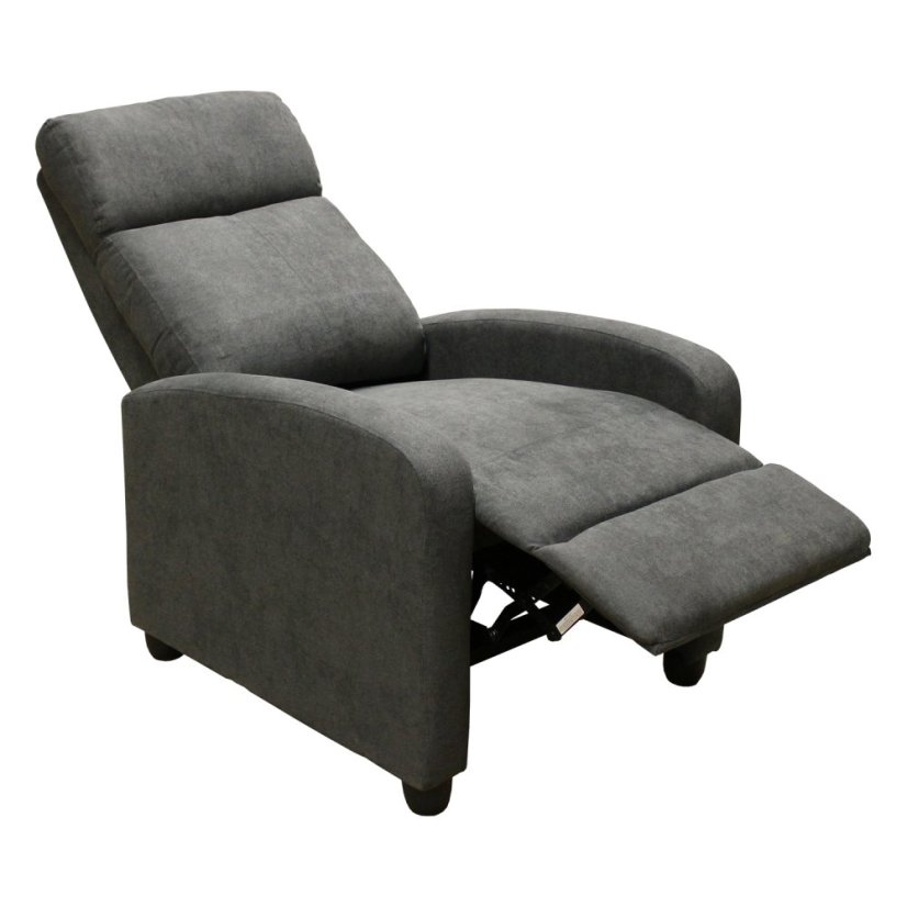 Masážní polohovatelné křeslo DELUXE – látka, více barev IDEA nábytek