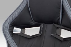 Herní křeslo ERACER G406 – látka/PU kůže, černá