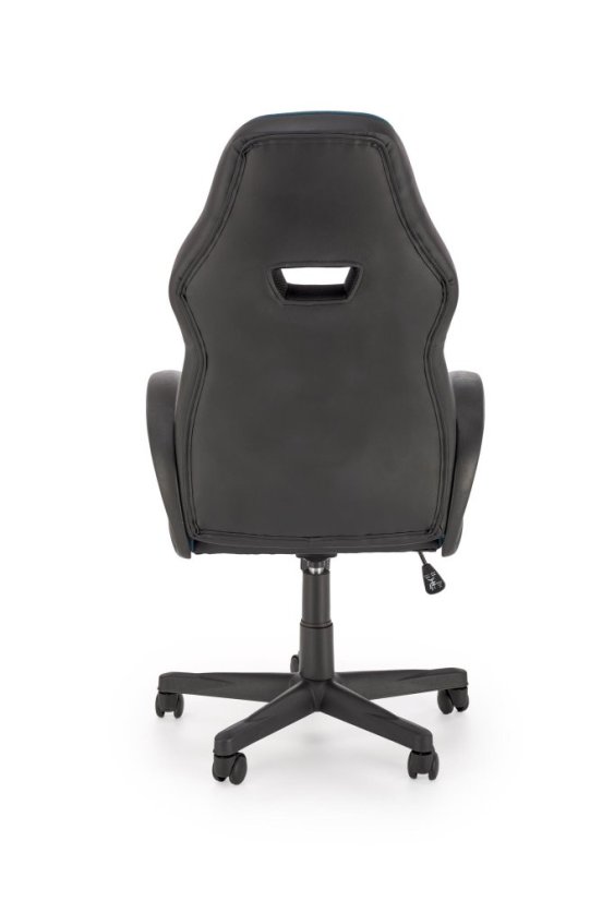 Herní křeslo RAGNAR — látka, ekokůže, černá / modrá Halmar