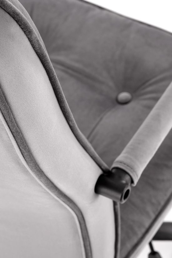 Kancelárske kreslo COLIN — látka, sivá