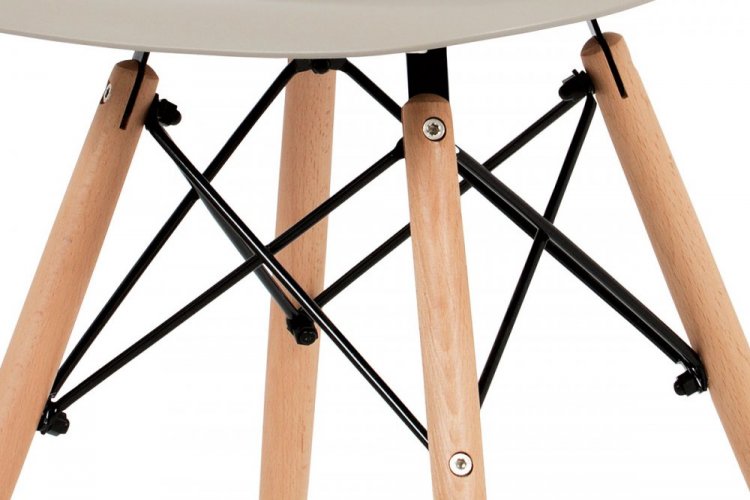 Jídelní židle CAPOTE – plast, masiv, více barev