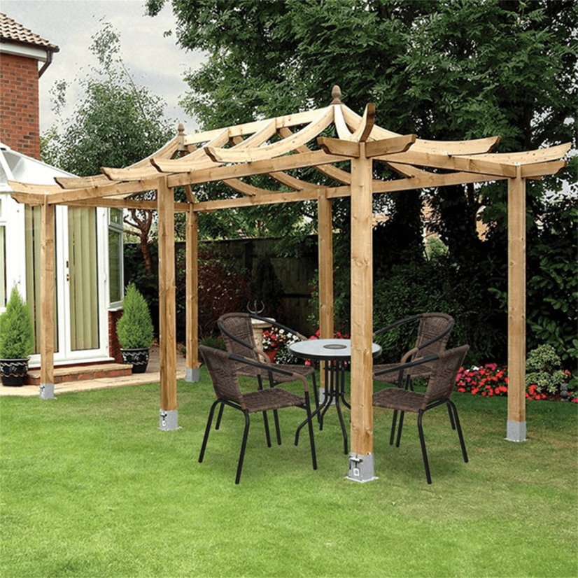 Zahradní židle DOREN — kov, umělý ratan, černá / hnědá, nosnost 150 kg Kondela