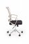 Kancelářská židle FLICKER – látka, síťovina, šedá / černá