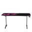 Herní stůl ULTRADESK FRAG XXL PINK – černá/růžová, 160x75 cm