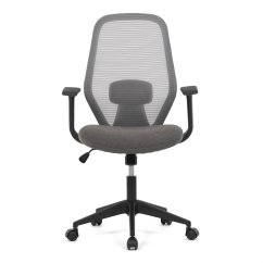 Kancelárska stolička NOVA — sieťovina, sivá