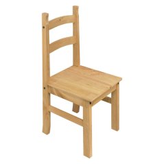 Jedálenská drevená stolička CORONA 2 — masív borovica