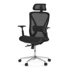 Kancelářská ergonomická židle FLIP — síť, černá Autronic