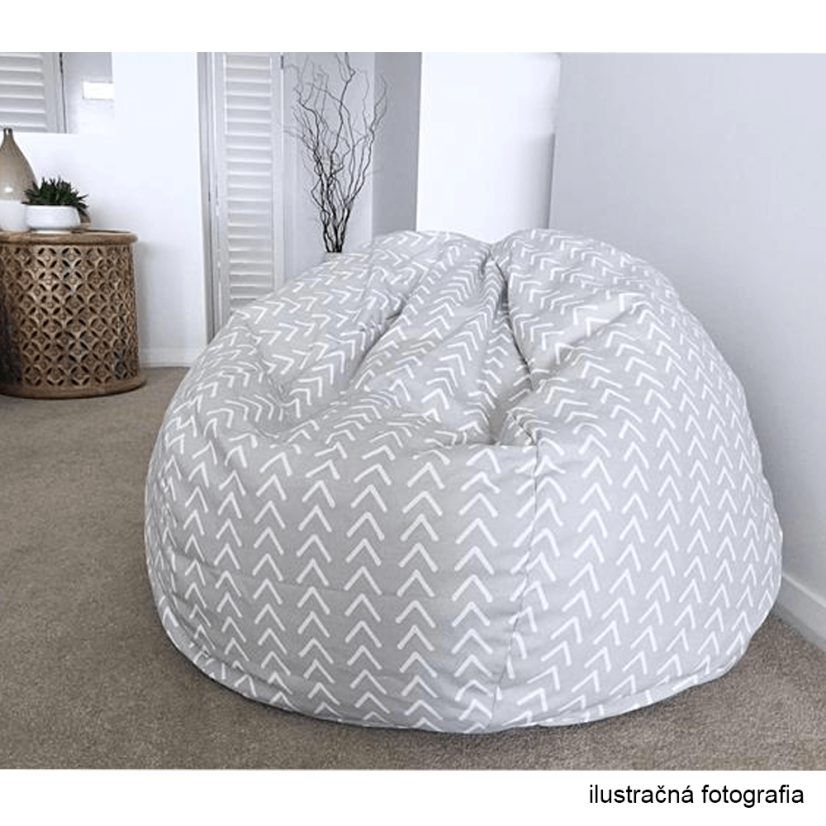 Sedací vak GOMBY — 60x50, látka, viac farieb - Gomby: ružový