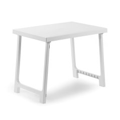 Zahradní stůl FURY — plast, bílá Bibl