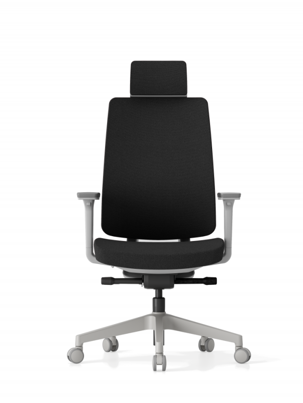 Kancelárska ergonomická stolička K50 — biela, viac farieb - Barevné provedení K50 White: Červená